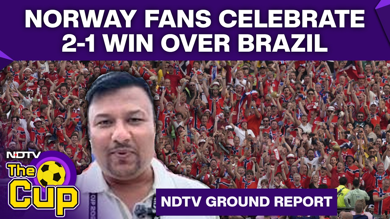 Brazil Vs Norway Match Highlights | Norway Fans Celebrate Knockout Win Over 5-Time Champions Brazil