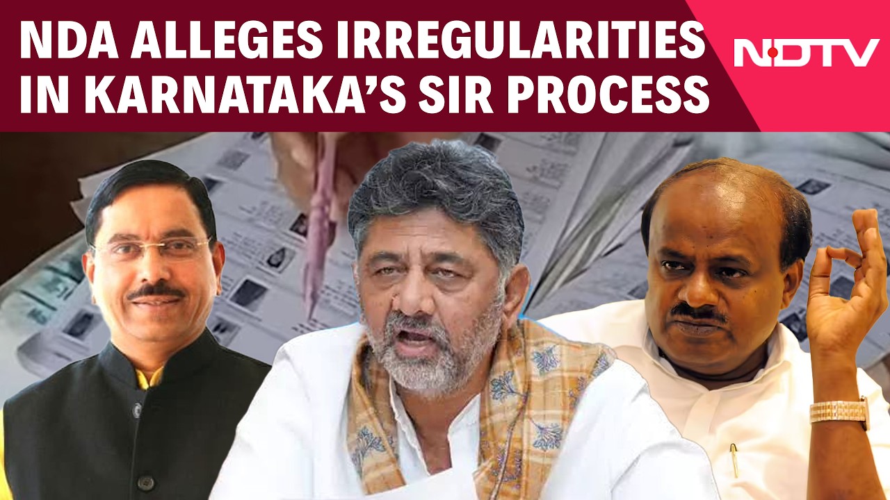 Karnataka SIR Row: BJP-JDS Raise Objections Over Enumeration Process