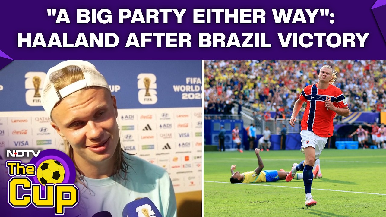 Norway Vs Brazil | Haaland Says "A Big Party Whether We Win Or Lose" After Norway's Historic Leap