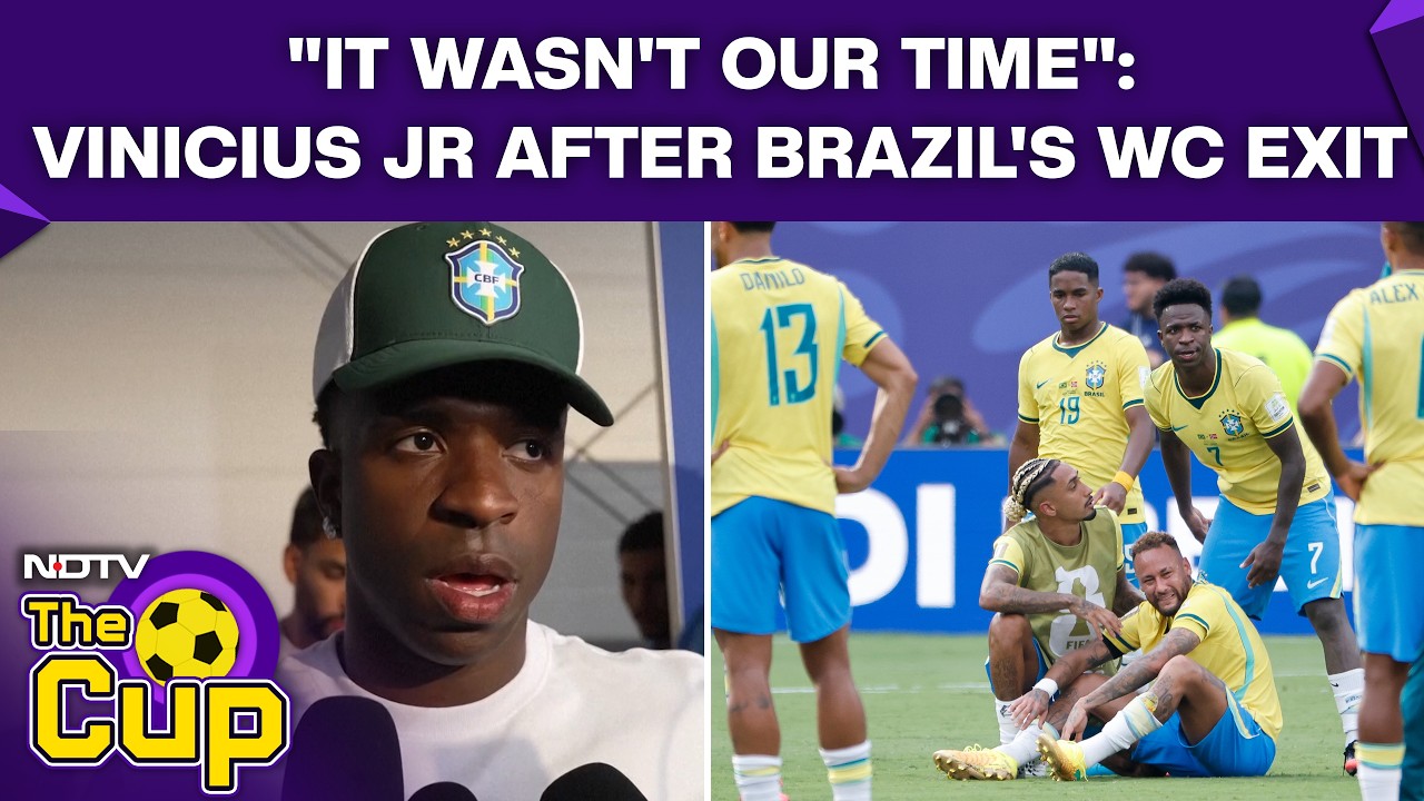 Brazil Vs Norway | Vinicius Jr Apologizes To Fans After Brazil's Shock World Cup Elimination