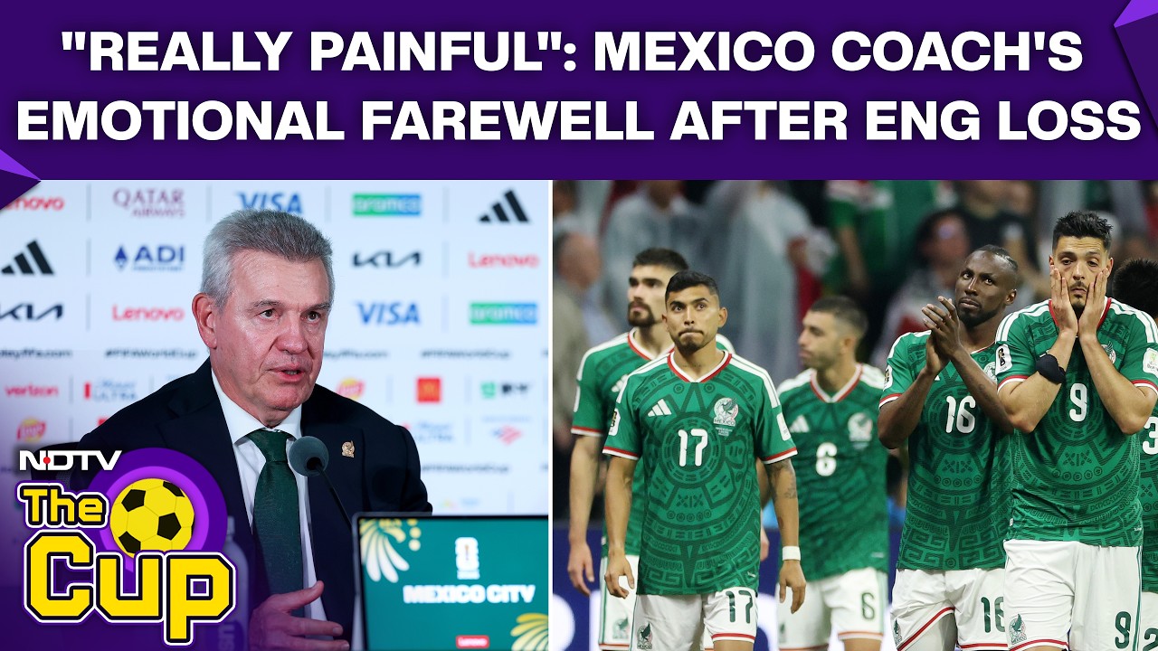 Mexico Head Coach Aguirre Says Goodbye To Azteca, His Team After England Loss | FIFA 2026