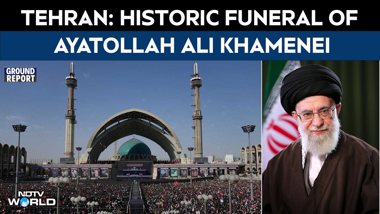Historic Funeral For Ayatollah Ali Khamenei: Millions March In Tehran | NDTV Ground Report