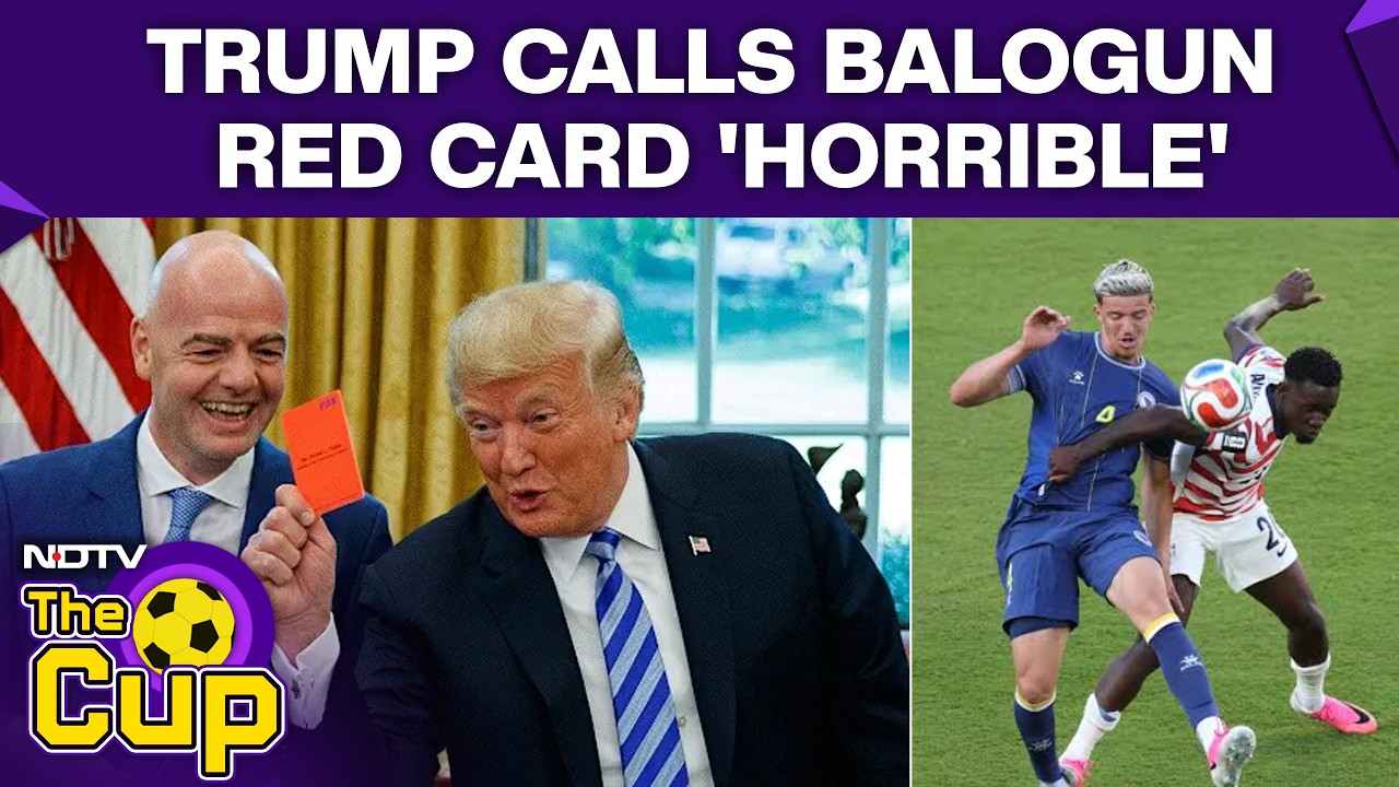 Trump FIFA Controversy | Trump Calls Balogun Red Card 'Horrible', Defends FIFA Intervention