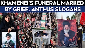 Massive Crowds Gather In Tehran For Ayatollah Khamenei's Funeral