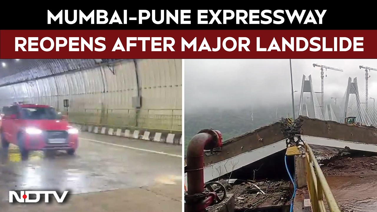 Maharashtra Rains | Mumbai-Pune Expressway Reopens After 19 Hrs, Traffic Resumes Following Landslide