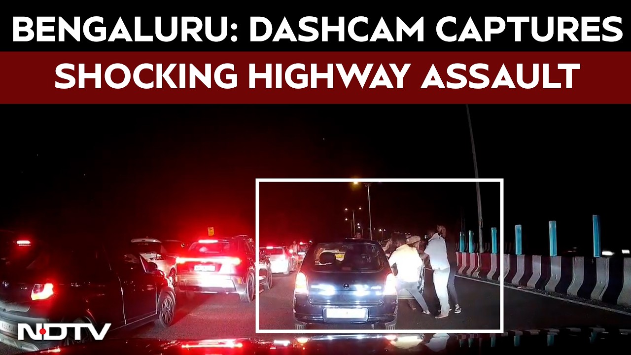 Mob Attacks Family On Highway, Assault Caught on Car Dashcam