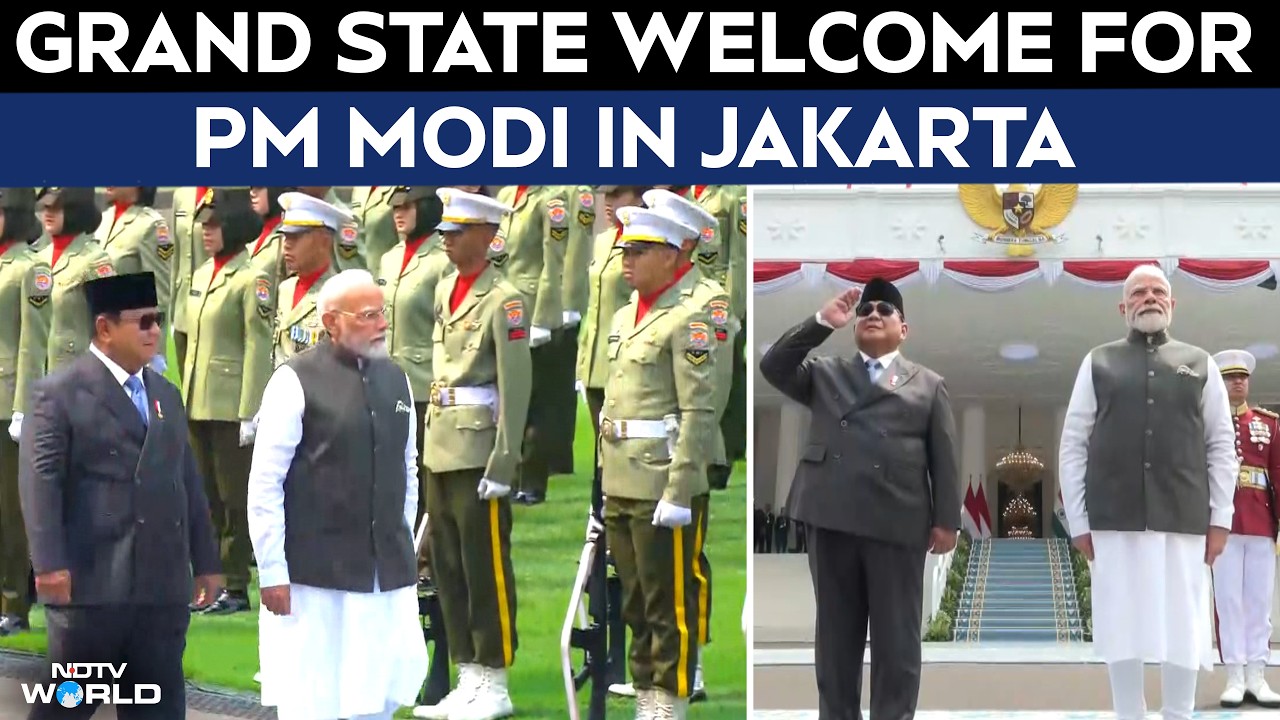 PM Modi In Indonesia | PM Modi Begins Diplomatic Tour With Grand Welcome In Indonesia