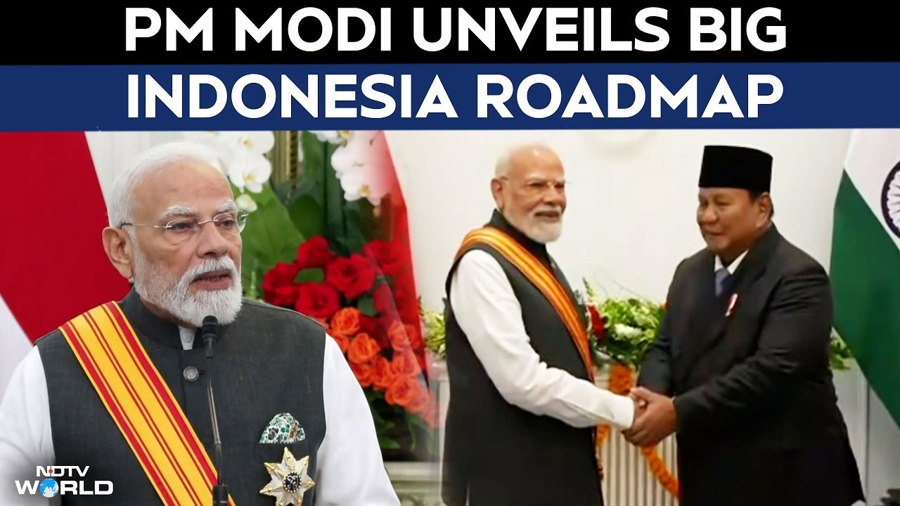 PM Modi In Indonesia | PM Modi Unveils New Strategic Partnership With Indonesia