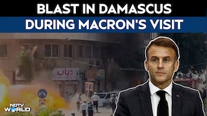Syria Blasts | Explosions Near French President Macron's Hotel In Damascus Leave 18 Injured
