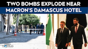 Damascus Blasts During Macron Visit: Two Bombs Explode Near French President's Hotel In Syria