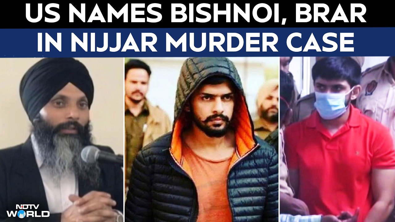 Lawrence Bishnoi, Goldy Brar Charged In US Over Khalistani Terrorist Nijjar's Murder