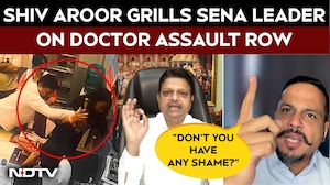 NDTV's Shiv Aroor Grills Shiv Sena Corporator On Doctor Assault Row