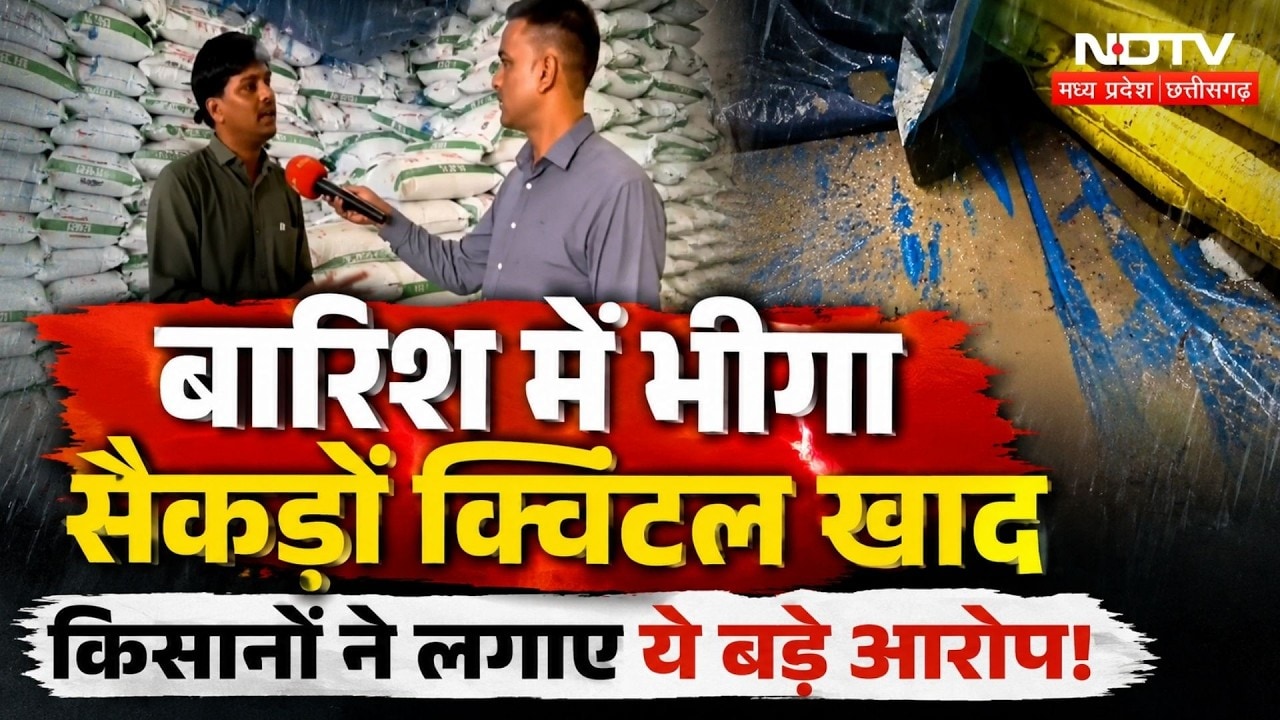 MP Farmers: सैकड़ों क्विंटल सरकारी खाद बर्बाद! गुस्साए किसानों ने क्या कहा? Rain Alert | Dindori