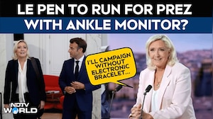 France's Far-Right Leader Le Pen Says She Will Run For President Next Year With Ankle Monitor