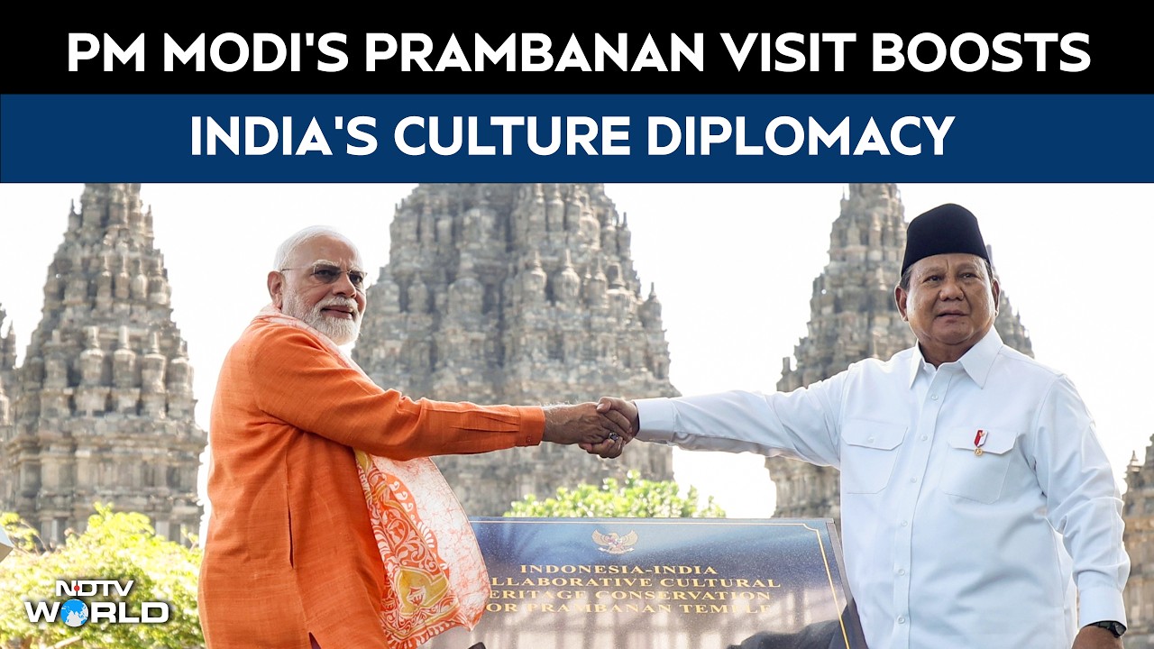 PM Modi Visit | PM Modi Hails India-Indonesia Cultural Bonds At Prambanan Temple