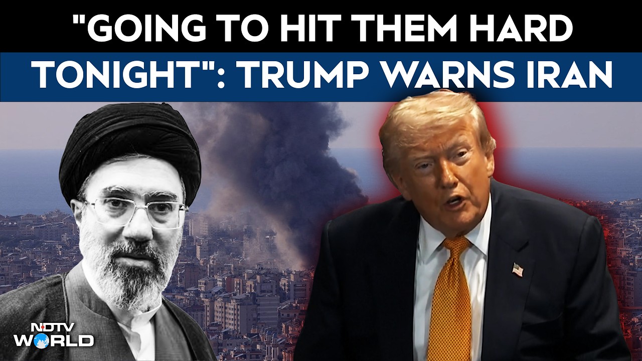Trump Latest News | "Going To Hit Them Hard Tonight": Trump Warns Iran After Declaring Deal "Over"