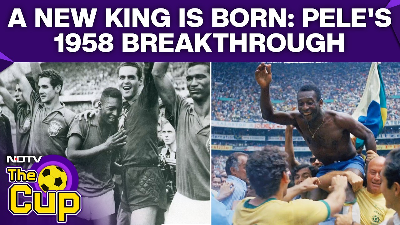 FIFA World Cup Best Moments | Pelé's 1958 World Cup Breakthrough | Brazil's First Title