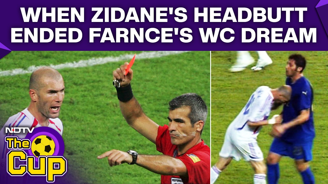 Zinedine Zidane's Infamous Headbutt | The Red Card That Changed The 2006 FIFA World Cup Final