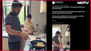 Telangana CM Revanth Reddy Makes Breakfast Pooris for Grandson, Video Goes Viral