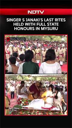 S Janaki Funeral | Fans Bid Farewell To South India's Nightingale