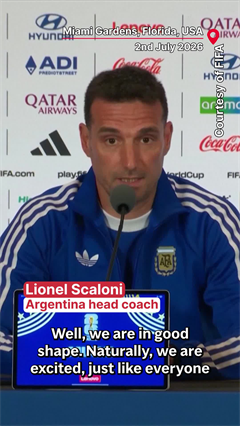 Video: Argentina Coach Scaloni Refuses to Take Cape Verde Lightly