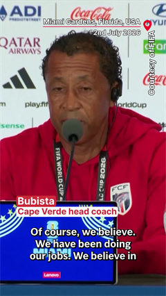 Video: Cape Verde Targets Giant-Killing Act Against Argentina in Round of 32