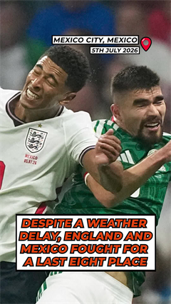 FIFA World Cup 2026 | England Vs Mexico Highlights | Jude Bellingham Brace Seals World Cup QF Spot