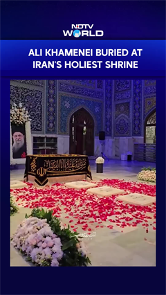 Ali Khamenei Buried At Iran's Holiest Shrine