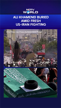 Ali Khamenei Buried 132 Days After US-Israel Strikes Killed Him, Son Mojtaba Absent