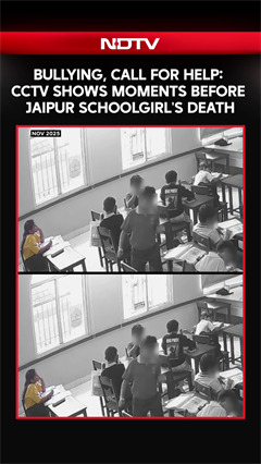 Video: Jaipur Schoolgirl Death: CCTV Shows Moments Before 9 Year Old Schoolgirl's Death