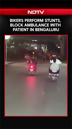 Bikers Perform Stunts On Road, Block Ambulance With Patient In Bengaluru