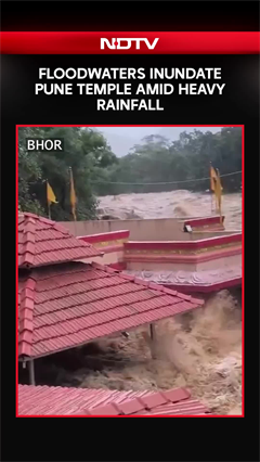 Video: Pune: Floodwaters Inundate Pune Temple Amid Heavy Rain