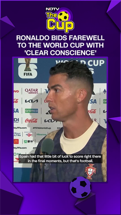 Ronaldo Bows Out Of The World Cup With âClear Conscienceâ After Loss To Spain