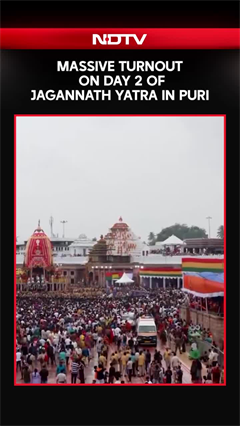 Rath Yatra 2026 | Thousands Of Devotees Gather At Puri Jagannath Temple On Day 2