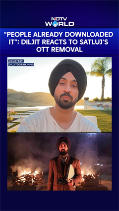 &ldquo;People Have Already Downloaded it": Diljit Dosanjh Reacts To Satluj's OTT Removal
