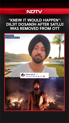 Satluj Controversy | "I Knew It Would Happen": Diljit Dosanjh After Satluj's OTT Removal