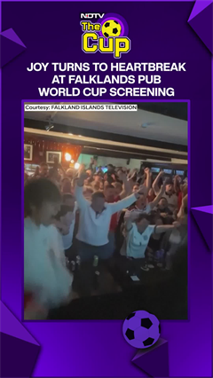 Video: Joy Turns To Heartbreak At Falklands Pub World Cup Screening
