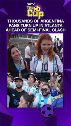 FIFA World Cup 2026 | Argentines Turn Atlanta Into Buenos Aires Ahead of England Semi-Final
