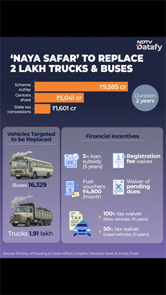 'Naya Safar' To Replace 2 Lakh Trucks And Buses