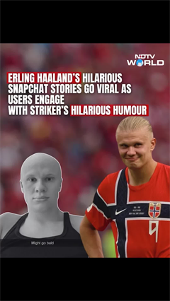 Erling Haaland's Sanpchat Posts Are Going Viral On Social Media - Take A Look At The Funniest Ones