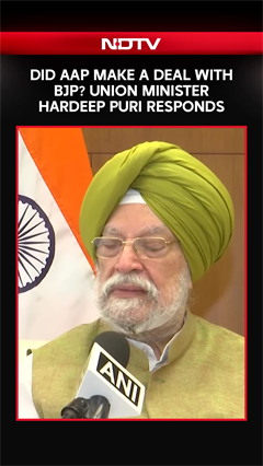 Did AAP Make A Deal With BJP? Union Minister Hardeep Puri Responds