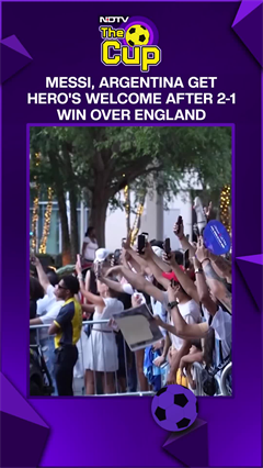 Messi, Argentina Get Heros Welcome After 2-1 Win Over England | FIFA World Cup 2026