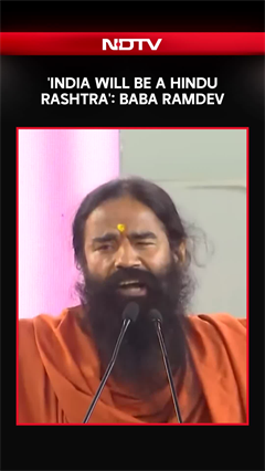 Political News | Baba Ramdev Says 'Bharat Hindu Rashtra Hokar Rahega'