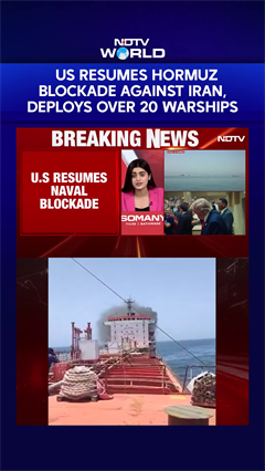 US Renews Hormuz Blockade, Deploys Over 20 Warships