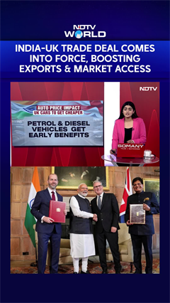 India-UK Trade Pact Takes Effect, Boosting Exports