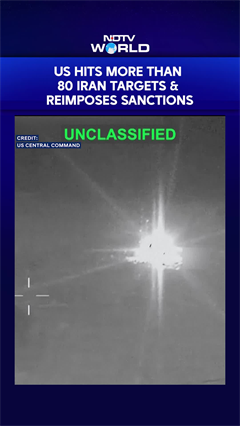 US Launches Strikes On Iran After 3 Ships Attacked In Strait of Hormuz