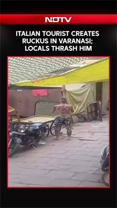 Italian Tourist Allegedly Stormed Houses, Created Ruckus in Varanasi; Locals Thrashed Him