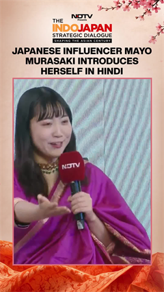 Japanese Influencer Speaks Fluent Hindi At Indo-Japan Strategic Dialogue | Mayo Murasaki Wins Hearts
