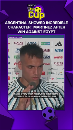 Team Showed Incredible Character: Lautaro Martinez Hails Team After Egypt Win