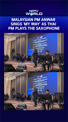 Thai, Malaysian PMs Sing & Play Saxophone In A Musical 'My Way' Performance
